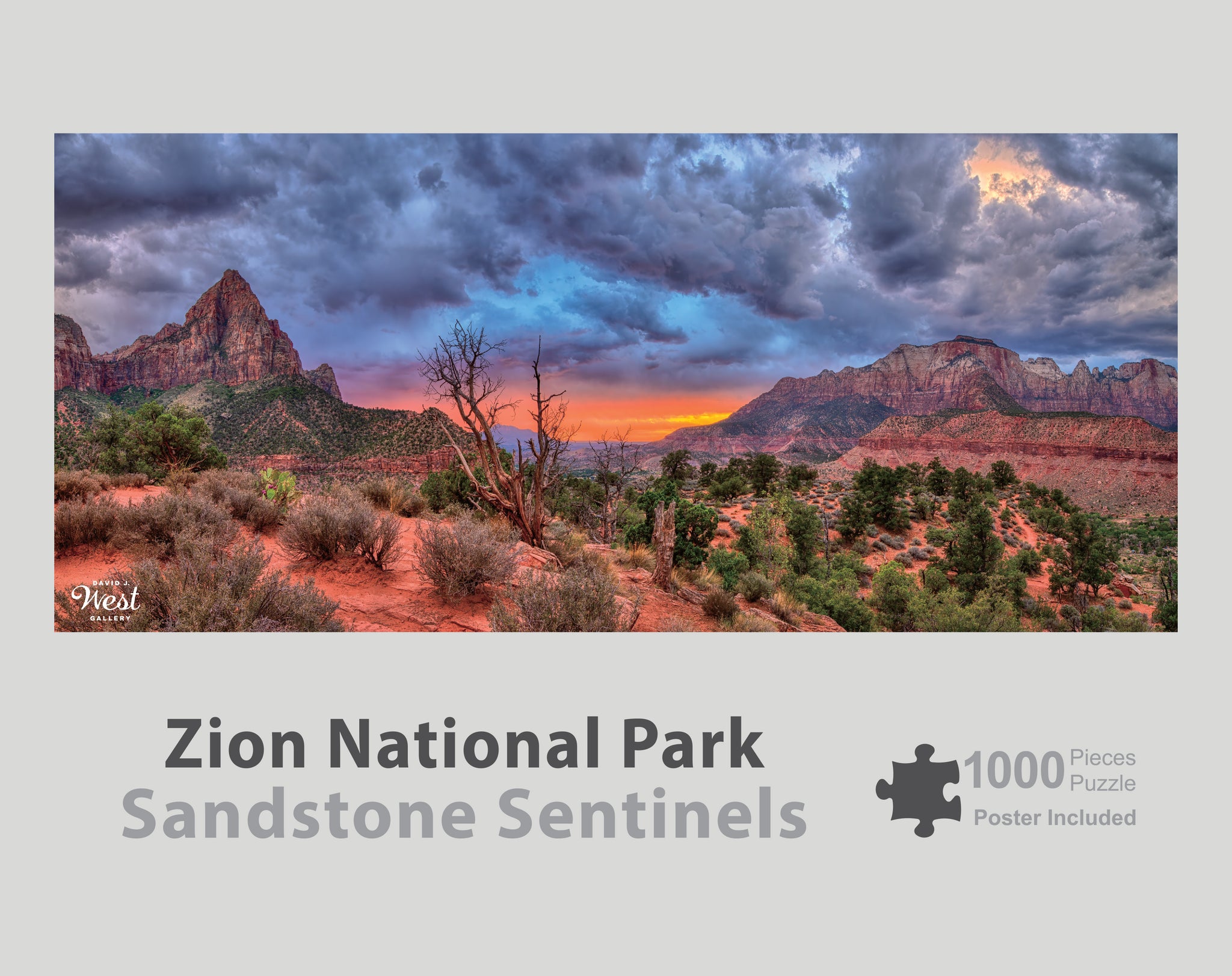 Zion Puzzle - Sandstone Sentinels 1000