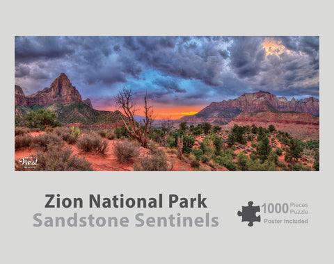 Zion Puzzle - Sandstone Sentinels 1000