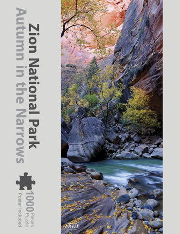 Zion Puzzle - Autumn in the Narrows 1000