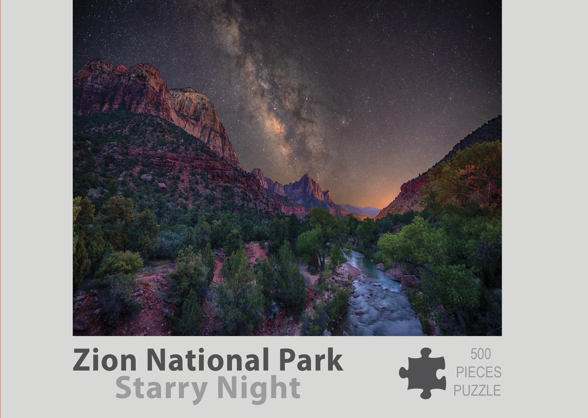 Zion Puzzle - Starry Night 500